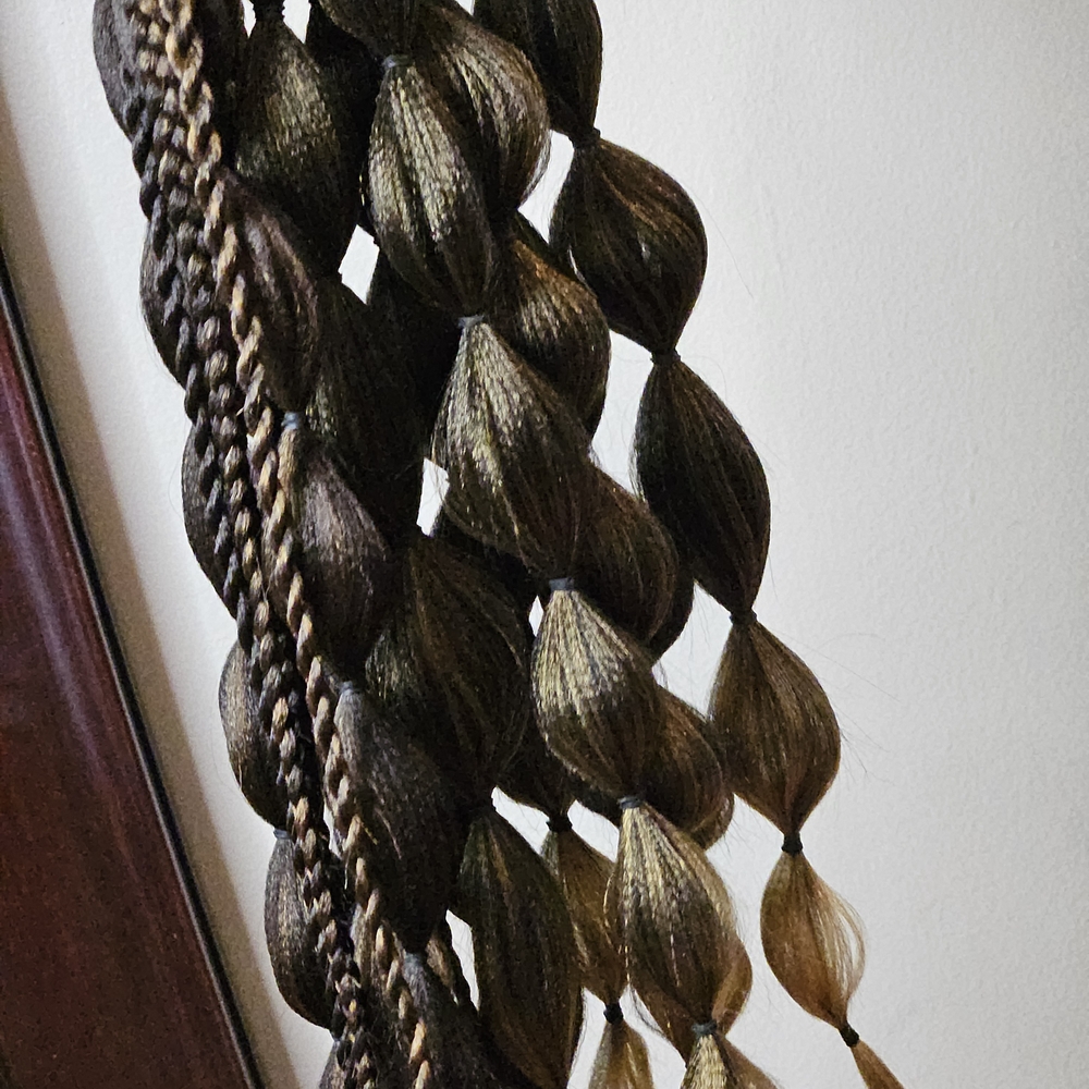 Handmade Braided Hair Extension in Brown and Blonde - Picture 10 of 13